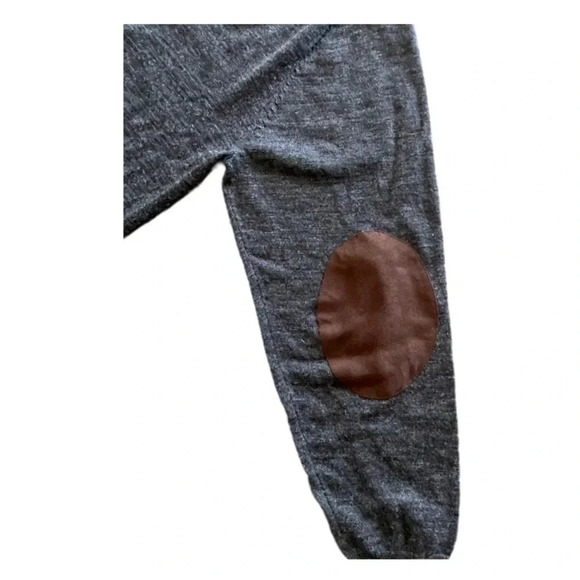 Joseph Abboud Gray Wool Blend Turtleneck Men’s. Sweater with elbow pads XL - Picture 6 of 13